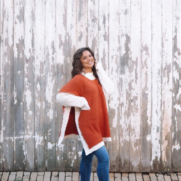 POL Tops - POL Poncho Oversized Sweater